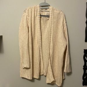 Billabong Chunky Knit Open Cardigan Size Medium